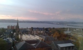 Already a hint of the Dundee morning colours.